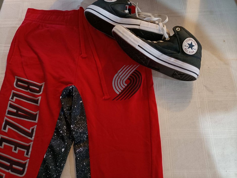 Original NBA Blazer Pants Used and Converse Chuck Taylor US 9 ex Display