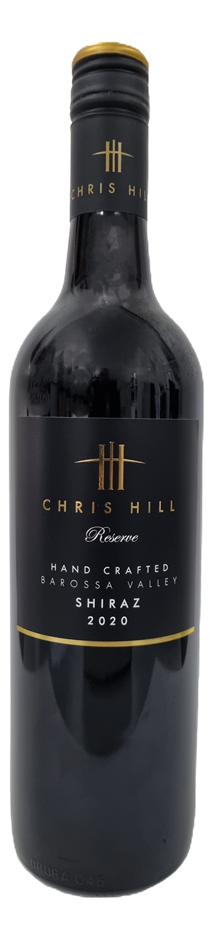 Chris Hill Reserve Handcrafted Shiraz 2020 (12x 750mL) Barossa Valley