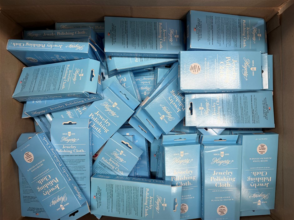 Box of Hagerty Jewellery Polishing Cloth.