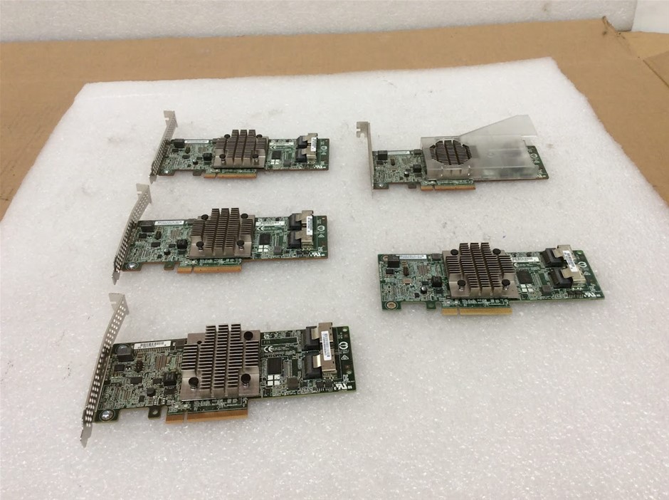 Mixed Brand RAID Controller Cards (Lot of 5)