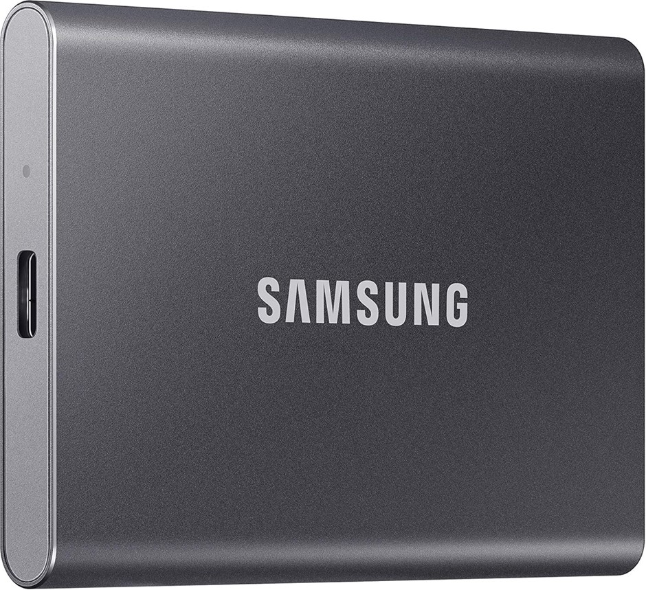 SAMSUNG T7 Portable SSD, 1TB External Solid State Drive, Speeds Up to 1,05