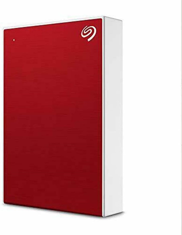 Seagate Retail STKC4000403 One Touch Portable Hard Disk Drive, 4 TB, Red. N