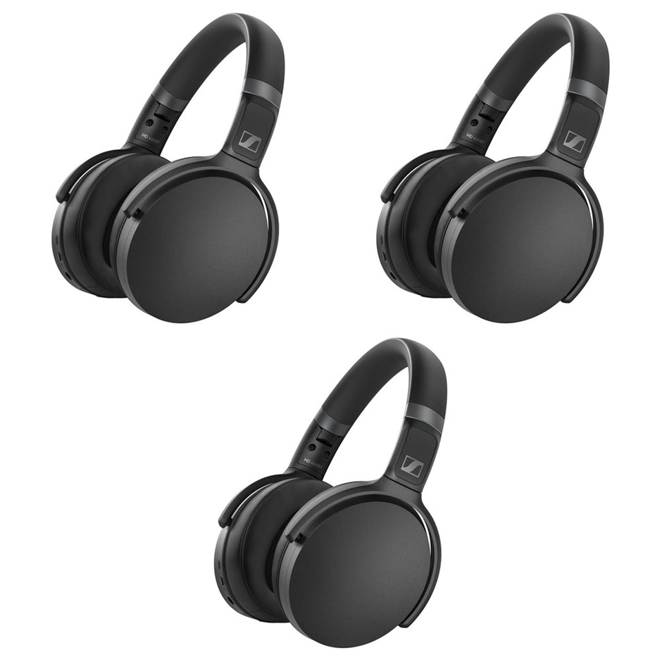 3 x SENNHEISER HD 450BT Wireless Active Noise Cancelling Headphones. RRP -$