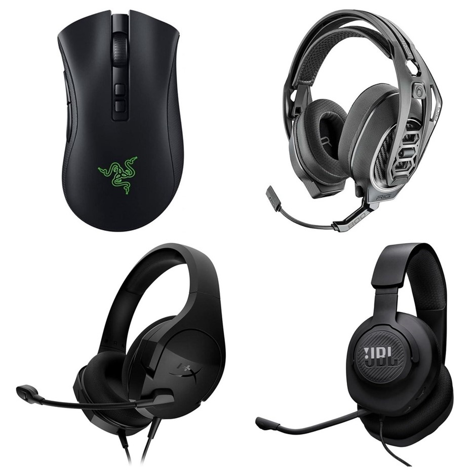 4 x Gaming Accessories. RRP -$600. 1 x RAZER DeathAdder V2 Pro Wireless Gam