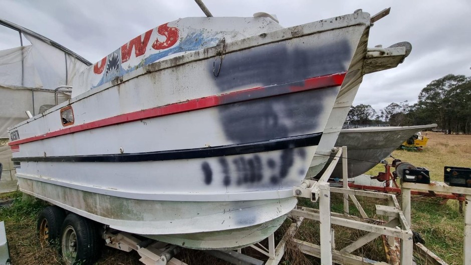 Shark Cat Plate Aluminium Twin Hull Boat