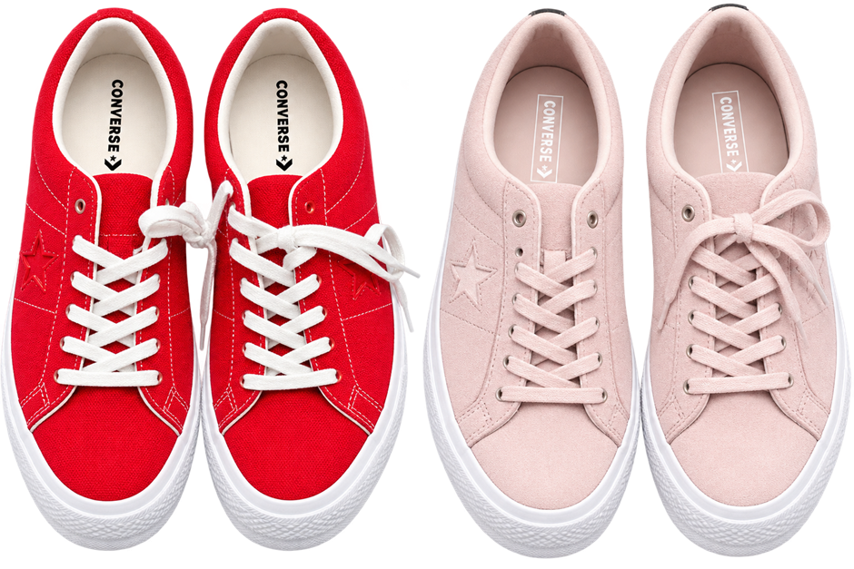 2 PAIRS of CONVERSE Low Top Sneakers, Unisex, 1 is M8W10/ 1 is M10W12, No B