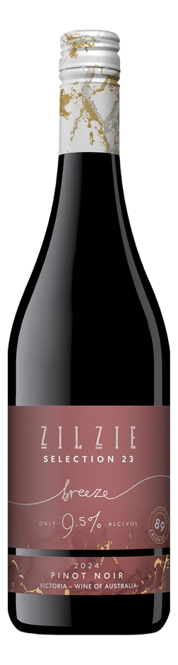 Zilzie Selection 23 Breeze Pinot Noir 2024 (12x 750mL) VIC