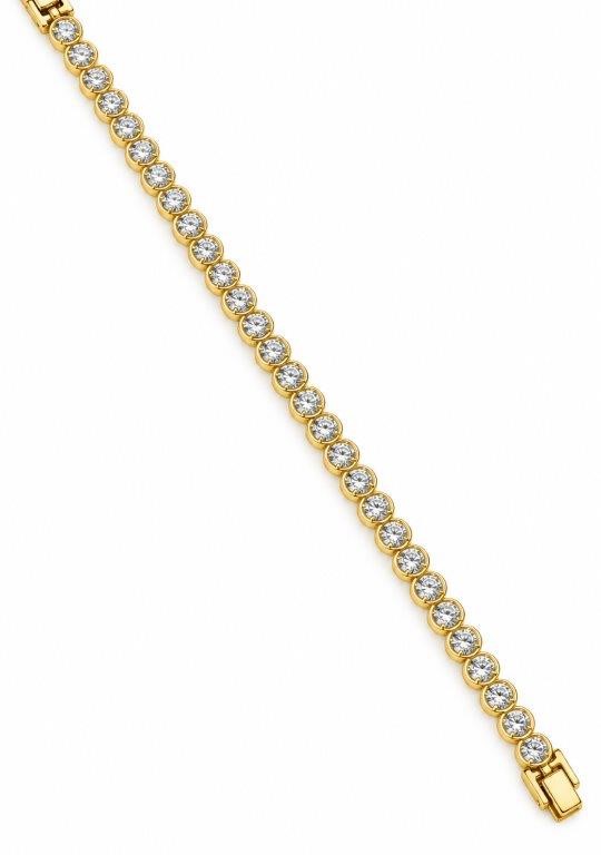 22K/Italy  Gold Bonded Bracelet -(stamped 22K/Italy)-Warranty Quality-Bonus