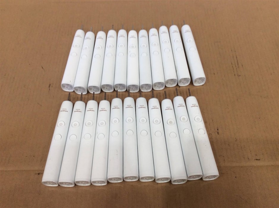 Philips Sonicare HX991W Electric Toothbrush Handles (Lot of 22)