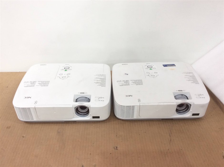 NEC NP-M300X LCD Projector (Lot of 2)