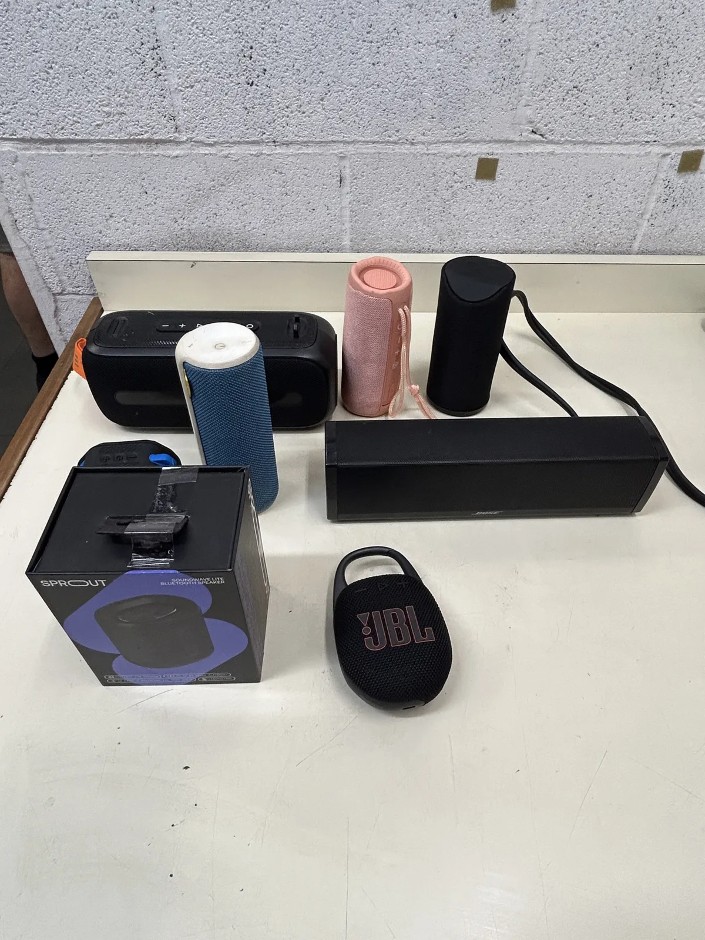 8 x Assorted Audio Speakers including