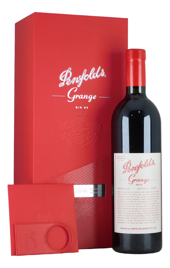 Penfolds Bin 95 Grange 2018 (1x 750mL), SA.