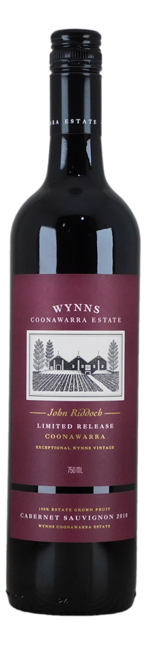 Wynns John Riddoch Cabernet Sauvignon 2010 (1x 750mL), Coonawarra.