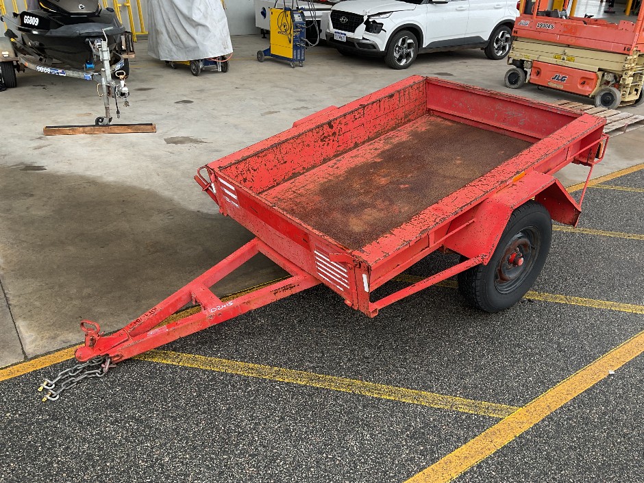 Box Trailer Single Axle Trailer