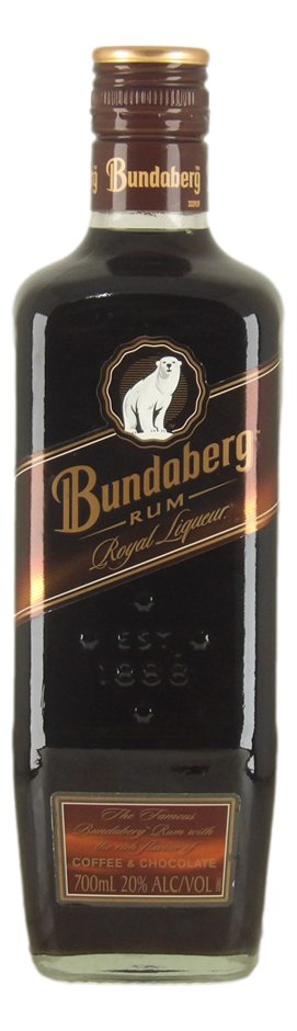 Bundaberg Rum Coffee & Chocolate Royal Liqueur Rum (1x 700mL), QLD.