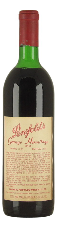 Penfolds Grange 1984 (1x 750mL) SA