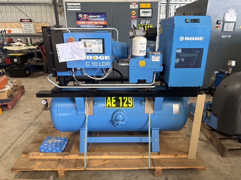 Boge C10 LDR Compressor/Dryer/Receiver Tank (Not Used)