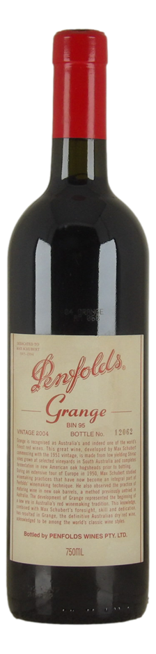 Penfolds Grange 2004 (1x 750mL) SA