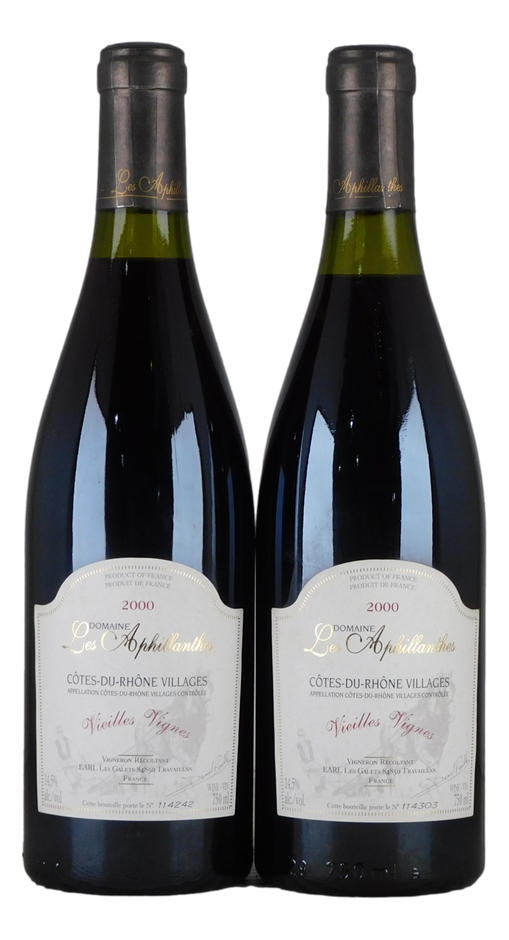 Domaine Les Aphillanthes Vieilles Vignes 2000 (2x 750mL), France.