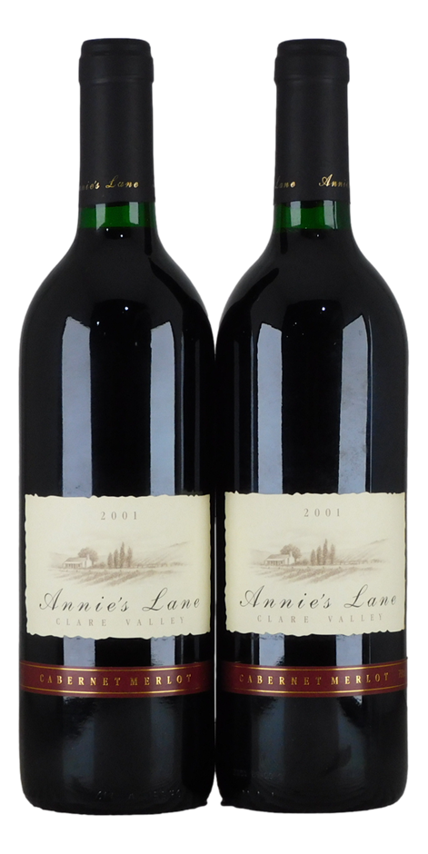 Annie's Lane Cabernet Merlot 2001 (2x 750mL), Clare Valley.