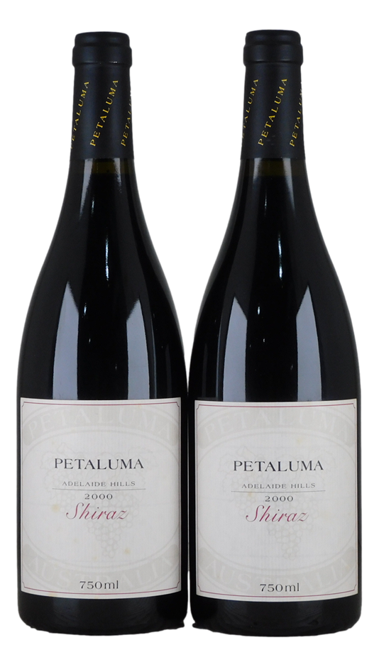 Petaluma Shiraz 2000 (2x 750mL), Adelaide Hills.