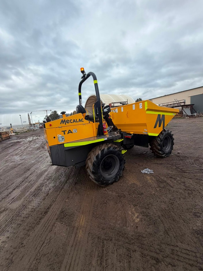2022 MECALAC TA6 6-TONNE SITE DUMPER