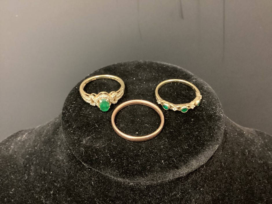 3 x Assorted Rings