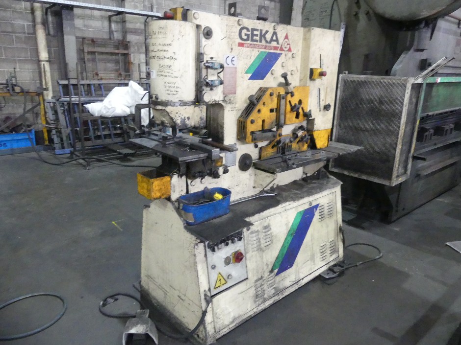 GEKA Hydracrop 80S Iron Worker/Punch And Shear
