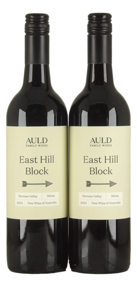 Auld Family Wines East Hill Block Shiraz 2023 (2x 750mL). Barossa.