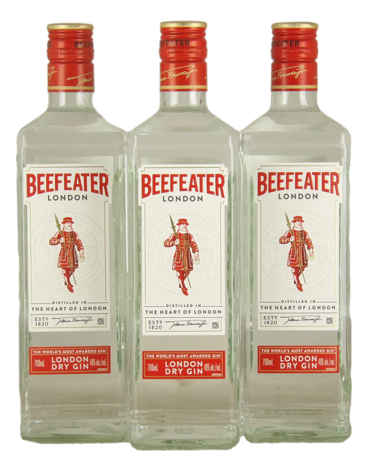 Beefeater London Dry Gin (3x 700mL) England