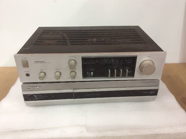 Pioneer SX-400 Stereo Receiver&PDP-R04G MEDIA Receiver (Lot of 2)
