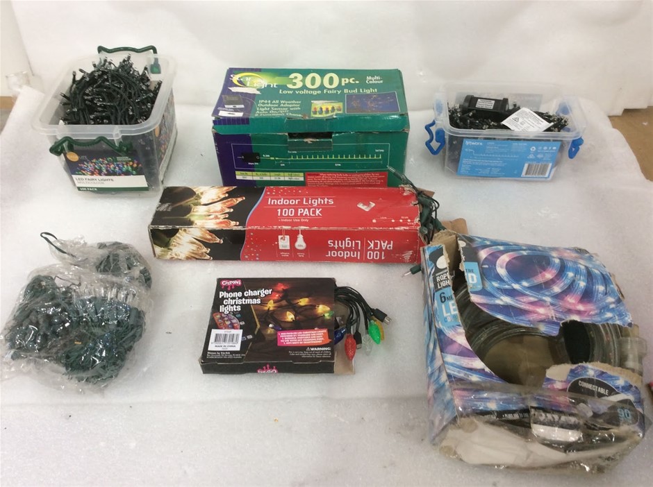 Mixed Brand Christmas String Lights And LED Rope Lights