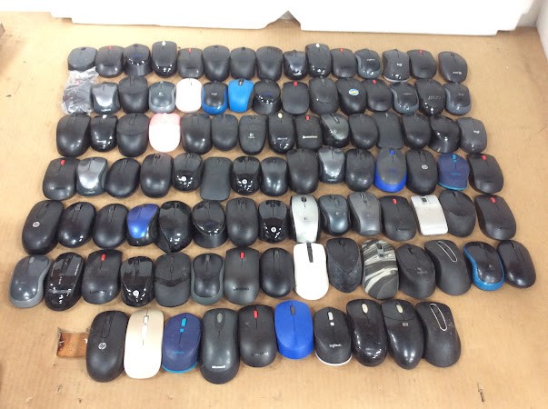 Logitech/HP Mixed Brand and Model Wireless Mouse (Lot of 100)