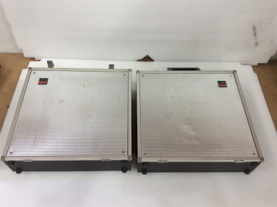 Toshiba Stereo Portable Record Player Cases (Lot of 2)
