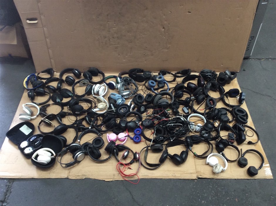 Mixed Brand Headphones & Headsets – Bulk Lot