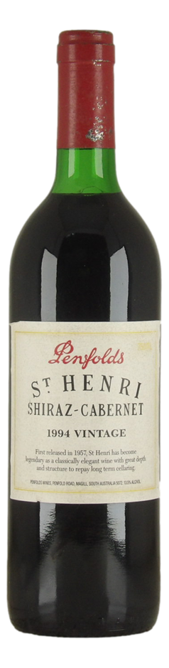 Penfolds St Henri Shiraz-Cabernet 1994 (1x 750mL), SA.