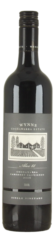 Wynns Alex 88 Coonawarra Cab Sav 2006 (1x 750mL).