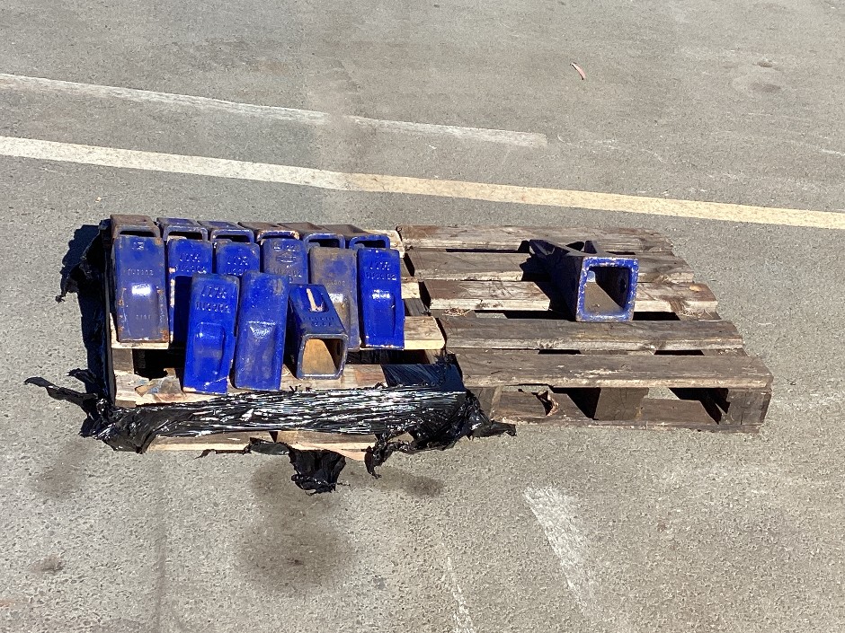 Earthmoving Machinery Attachment Parts x 2 Small Pallets
