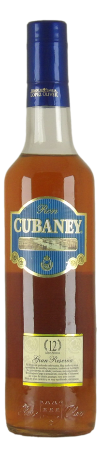 Cubaney Gran Reserva 12YO Rum (1x 700mL). Dominican Republic.