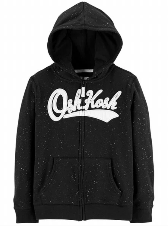 OshKosh B'gosh Glitter Logo Hoodie - Girl 3T
