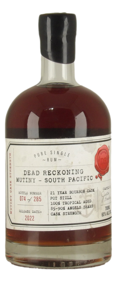 Dead Reckoning Mutiny Single Barrel 21 YO Cask Strength Rum (1x 700mL)