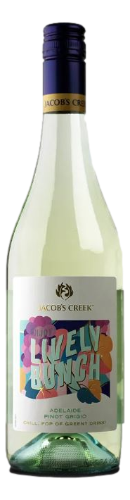 Jacob`s Creek Lively Bunch Pinot Grigio 2024 (6x 750mL), Adelaide.