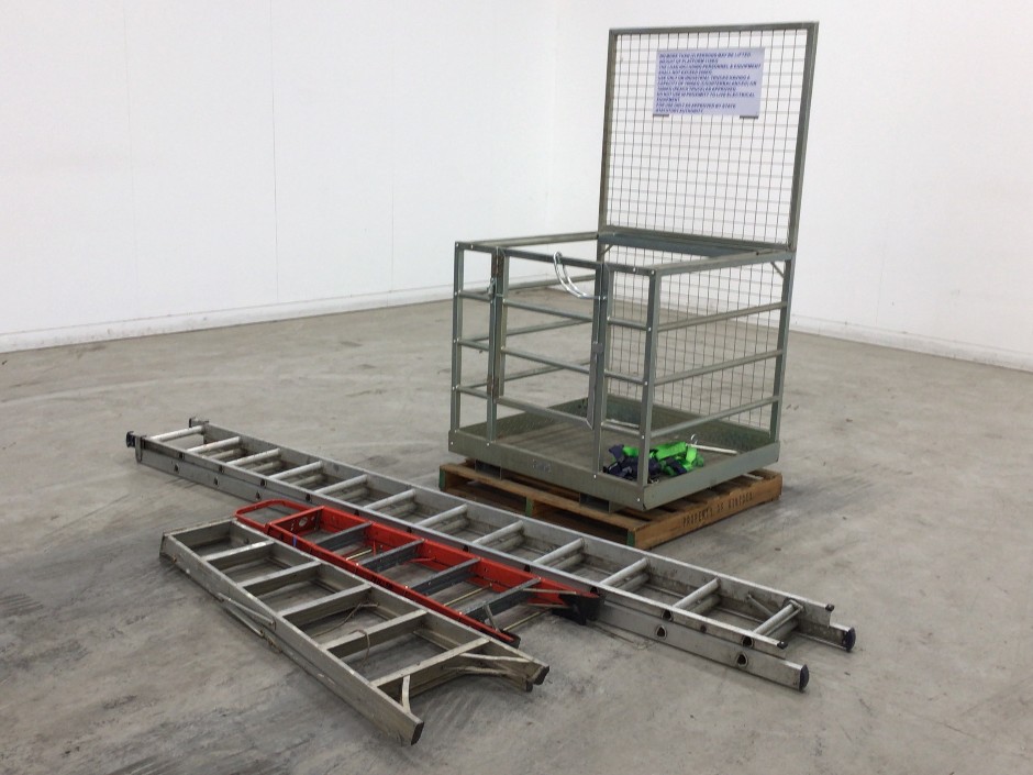 Safety Cage and 3 Ladders Auction (0006-23502612) | Grays Australia