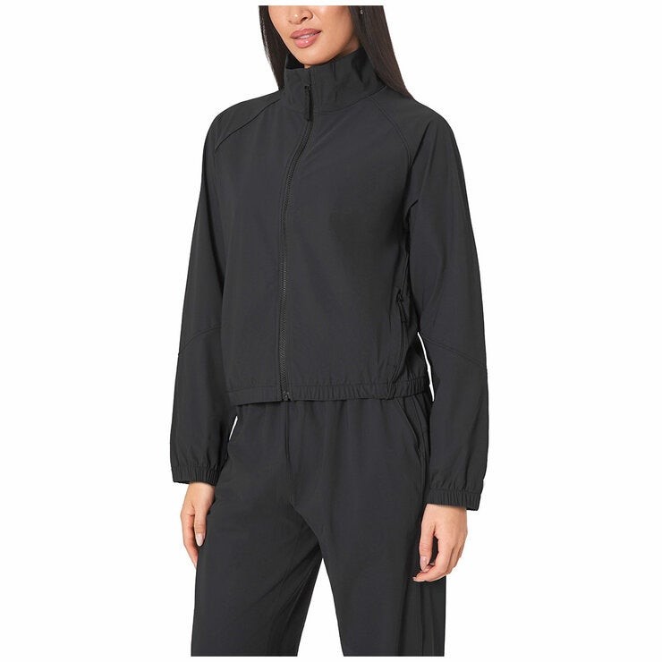 MONDETTA Women's Active Zip Tricot Jacket, Size L, Black. NB: minor shop so