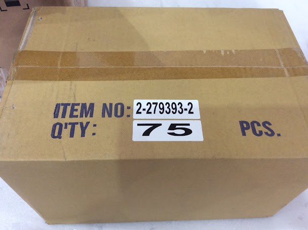 TE Connectivity 2-Port White Shuttered Faceplates – Lot of 78