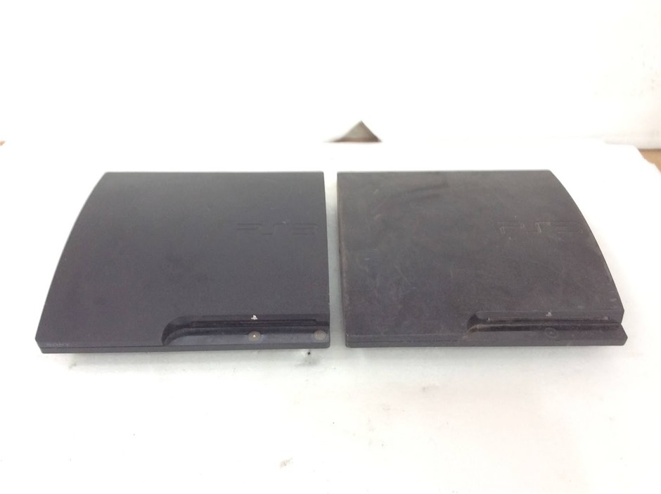 Sony PlayStation 3 CECH-2002B + CECH-3002B Game Console (Lot of 2)