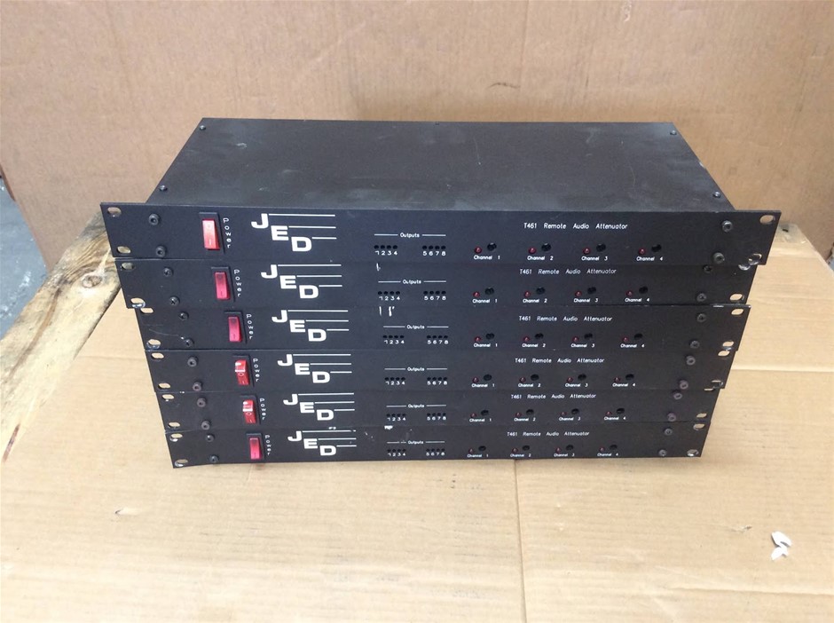 JED T461 Remote Audio Attenuator (Lot of 6)