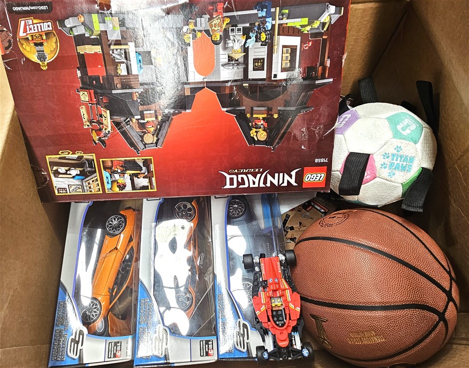 Assorted Children's Toys, Incl: NINJAGO, WILSON & More. N.B: Some items are
