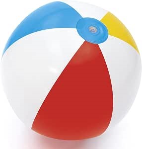 Bestway Summer Essential Large Beach Ball 24 in / 61 cm, Inflatable Pool an