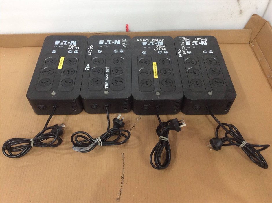 Eaton 3S 700 3S700AU 700VA / 420W UPS (Lot of 4)